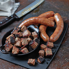 Burnt Ends & Sausage, Joe's Kansas City Bar-B-Que, Joe's KC, BBQ, Barbecue, Kansas City, Ship BBQ
