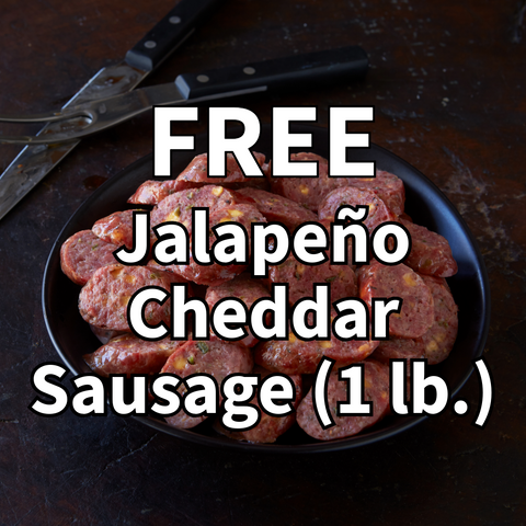 FREE: Jalapeño Cheddar Sausage, 1 lb.