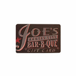 Digital Gift Card - SendJoesKCBBQ