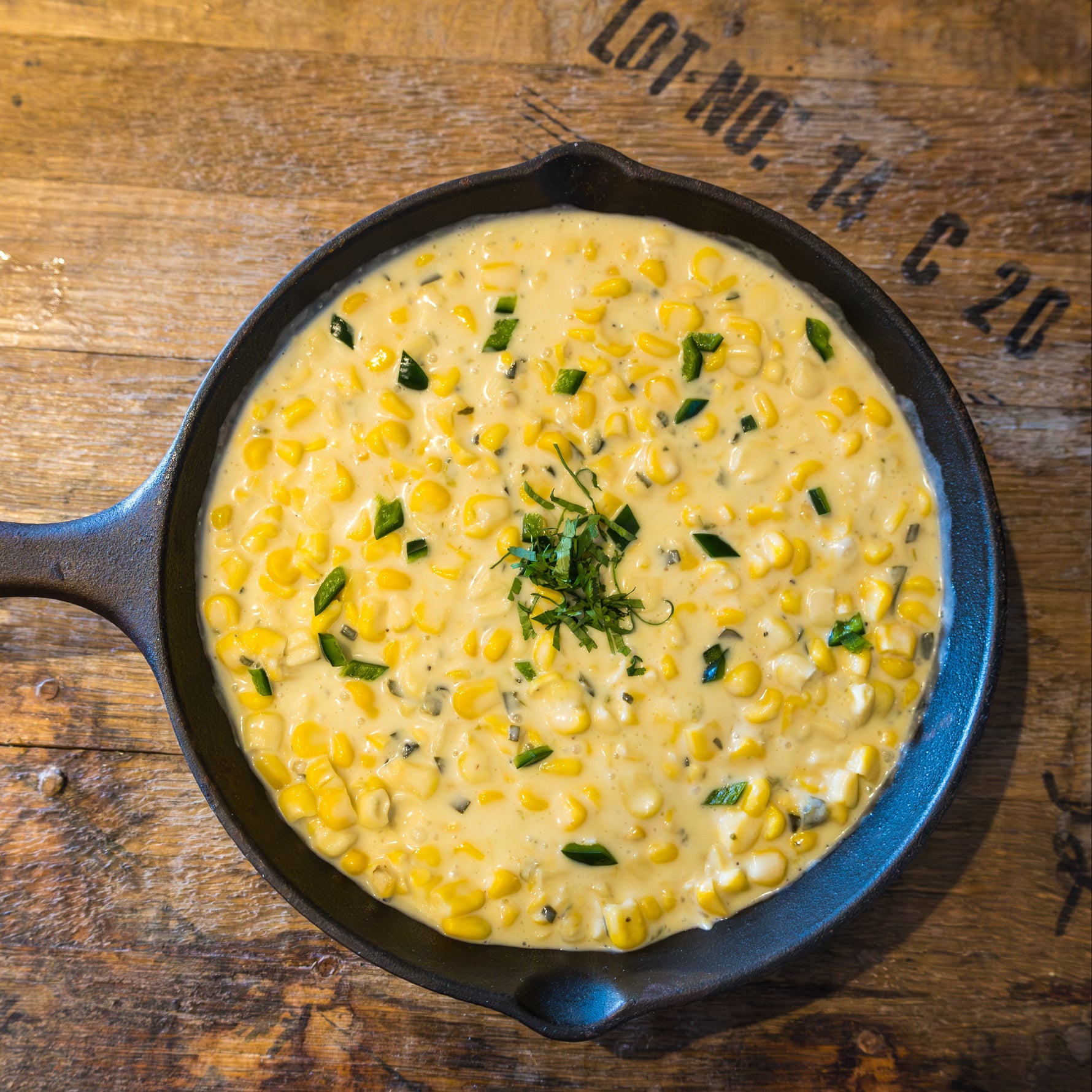 joes kansas city BBQ poblano cheesy corn