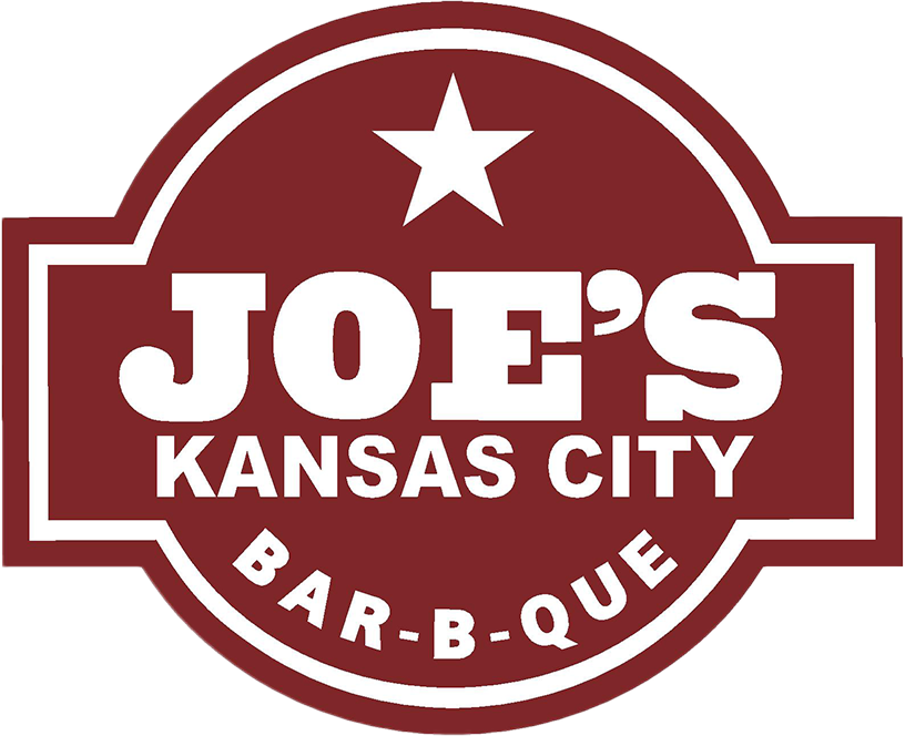 Logo of Joe's Kansas City Bar-B-Que with a red border and white text