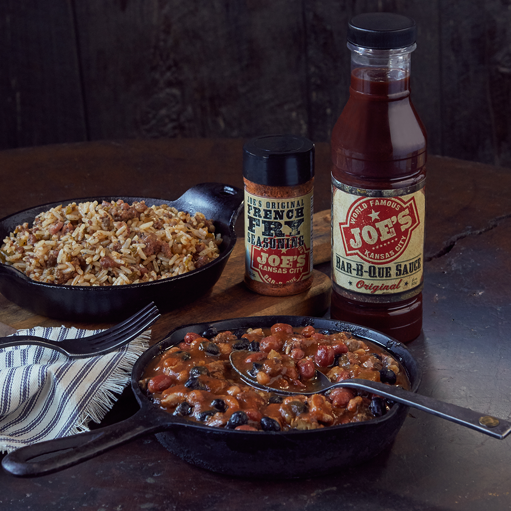 Small Side Combo, Joe's Sauce & Fry Seasoning, Joe's Kansas City Bar-B-Que, Joe's KC, BBQ, Barbecue, Kansas City, Ship BBQ