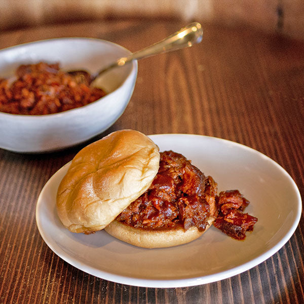 Smoked Pulled Pork in Bar-B-Que Sauce, 1 lb., Joe's Kansas City Bar-B-Que, Joe's KC, BBQ, Barbecue, Kansas City, Ship BBQ